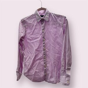 Ralph Lauren Women’s Purple Striped Shirt